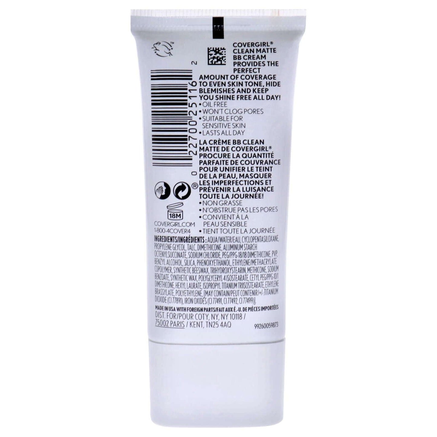 Clean Matte BB Cream For Oily Skin - 560 Deep by CoverGirl for Women - 1 oz Makeup - Clothes For Her Online Store