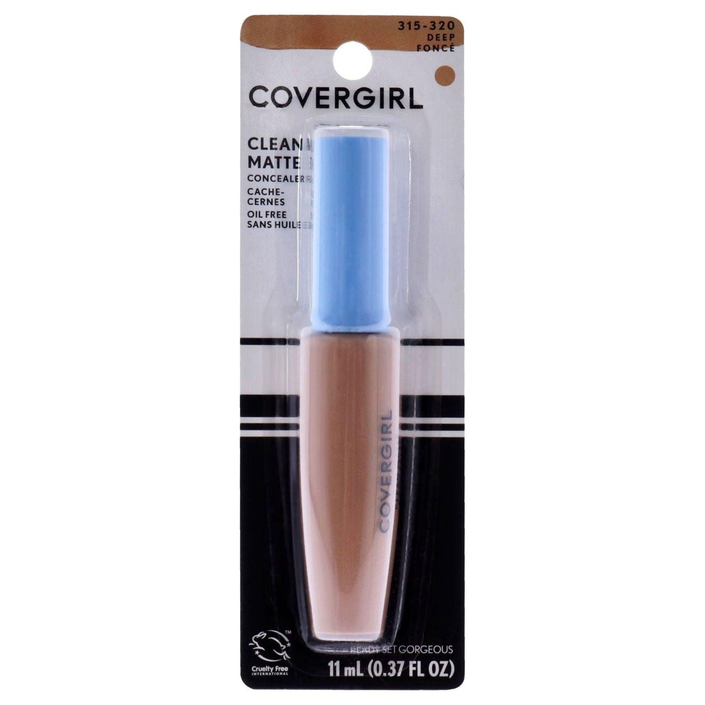 Clean Matte Liquid Concealer - 315-320 Deep Fonce by CoverGirl for Women - 0.37 oz Concealer - Clothes For Her Online Store