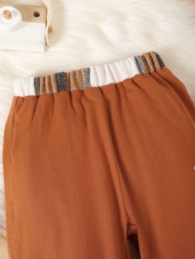 Color Block Button Up Top and Pants Set - Clothes For Her Online Store