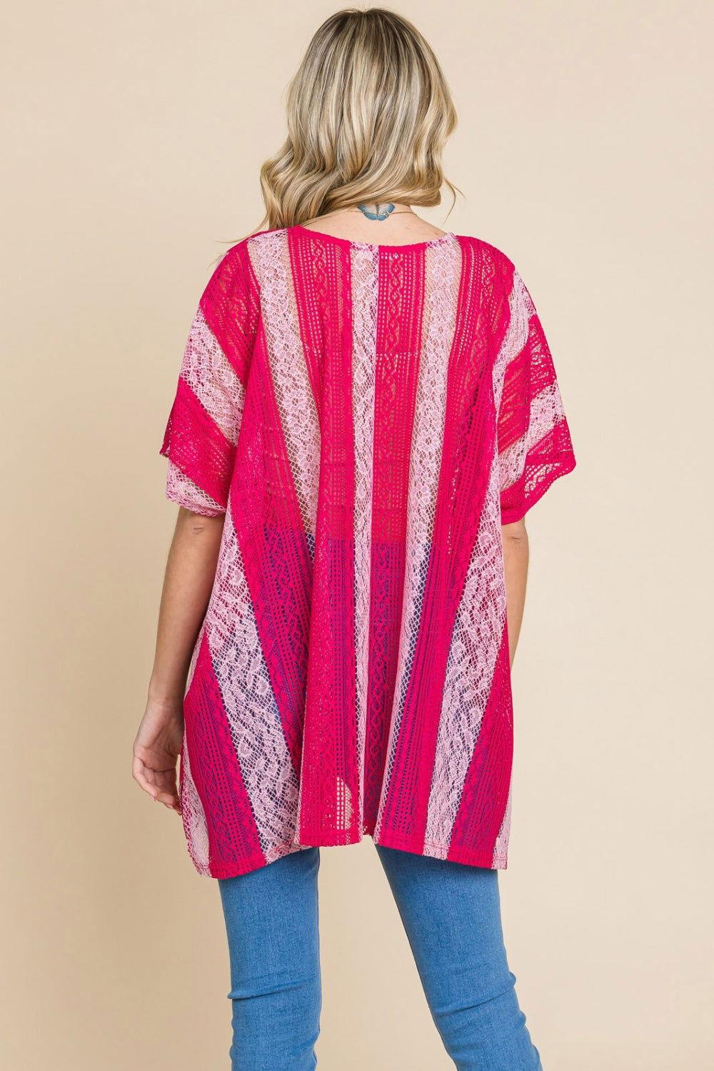 Cotton Bleu by Nu Label V Neck Drop Shoulder Oversize Top - Clothes For Her Online Store