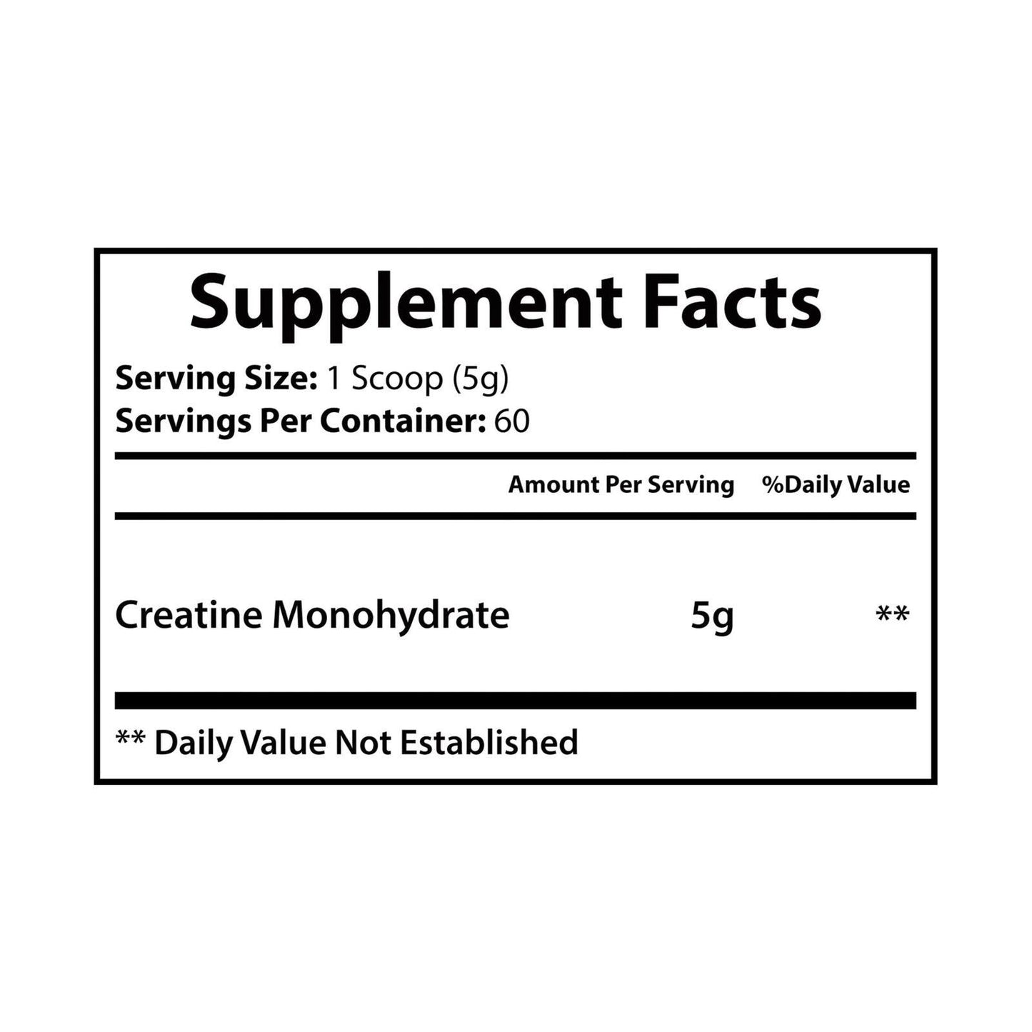 Creatine Monohydrate Supplement (300g, 10.58oz) - Clothes For Her Online Store