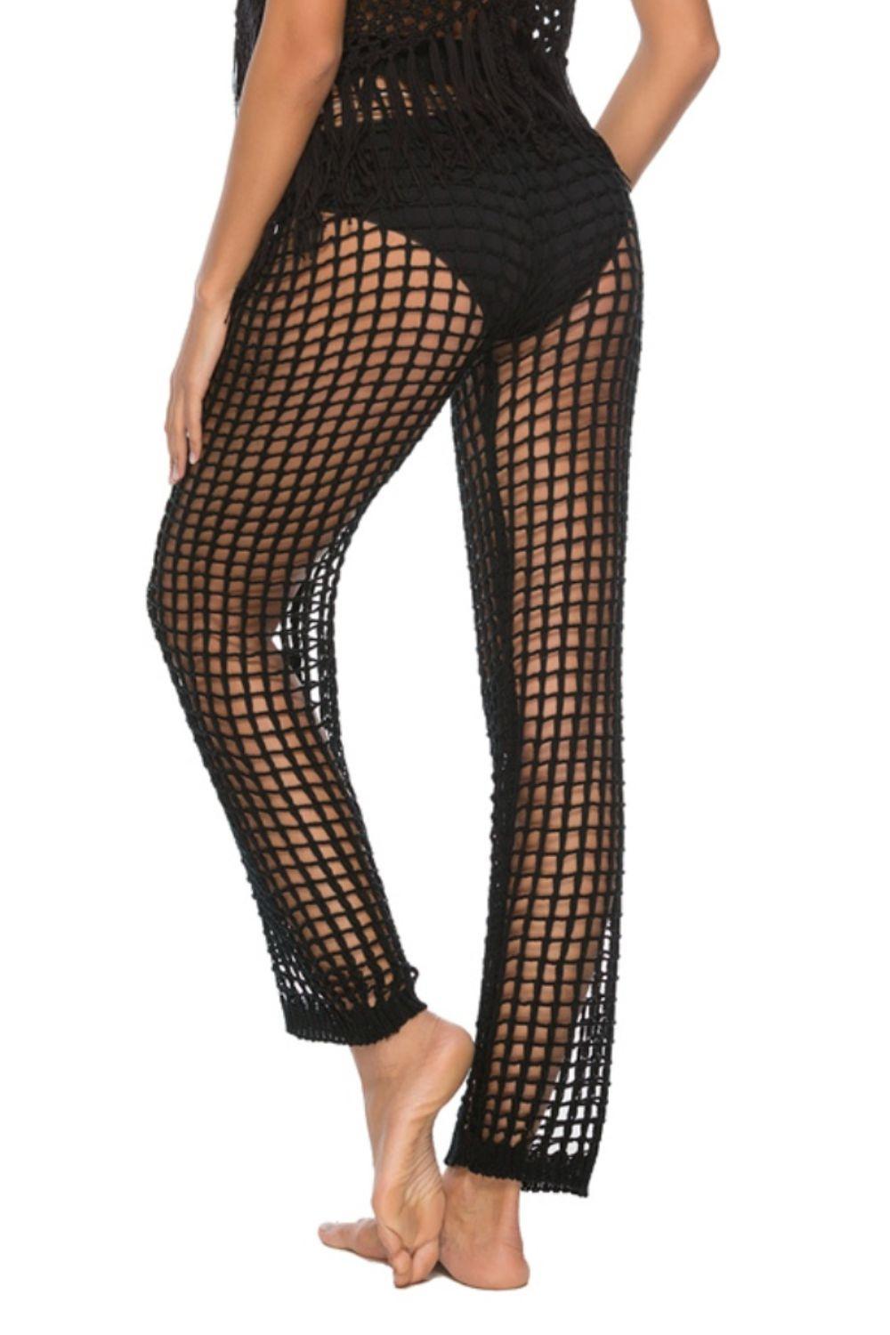 Cutout High Waist Swim Pants - Clothes For Her Online Store