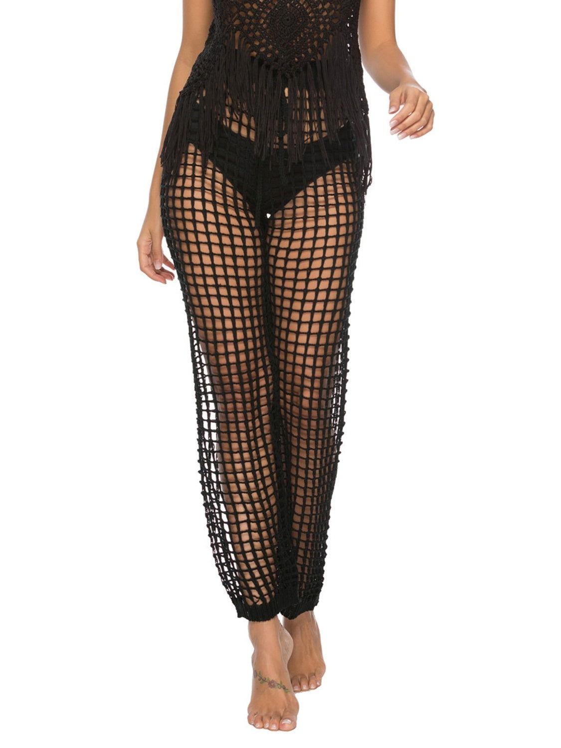Cutout High Waist Swim Pants - Clothes For Her Online Store