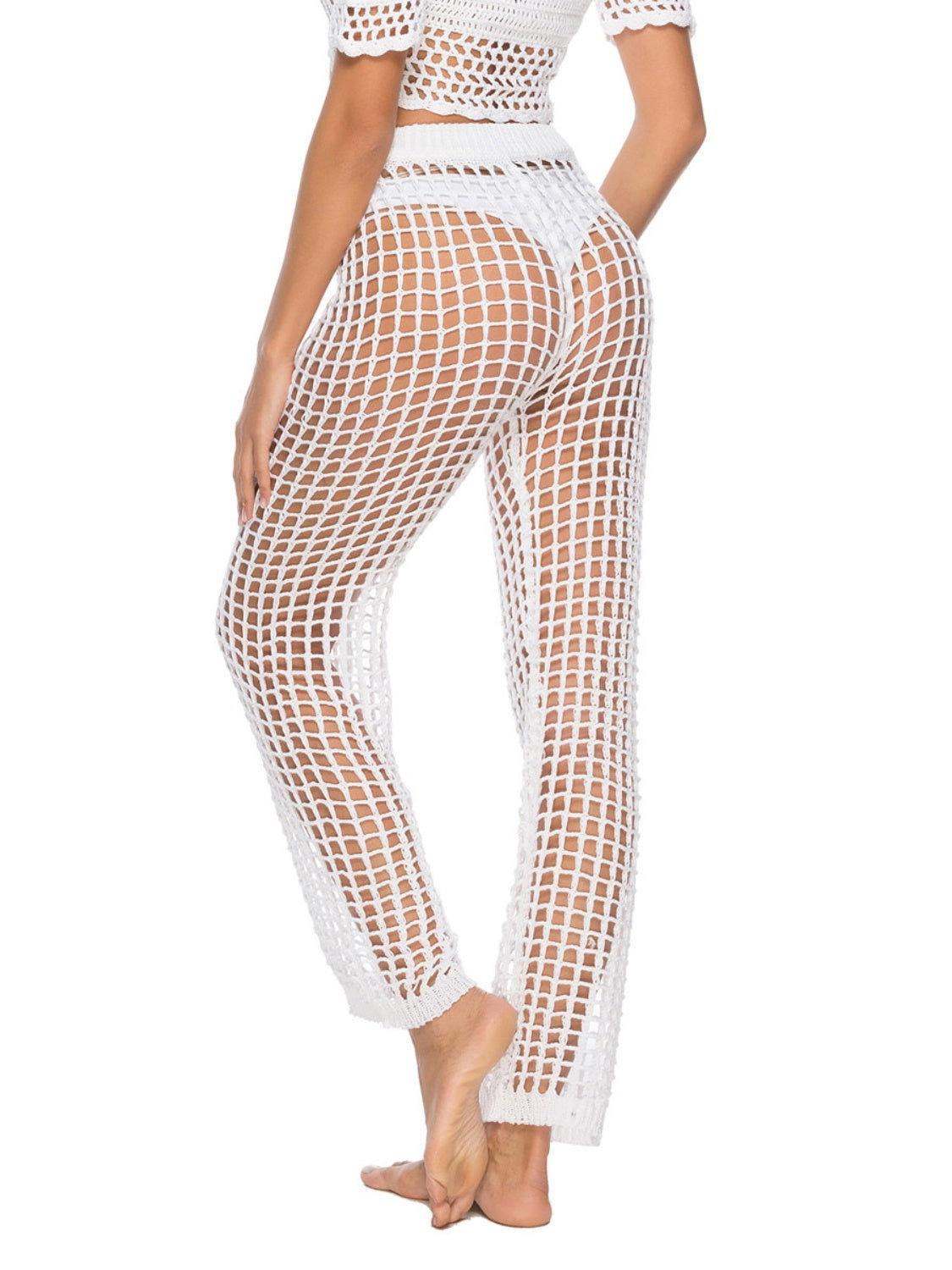 Cutout High Waist Swim Pants - Clothes For Her Online Store