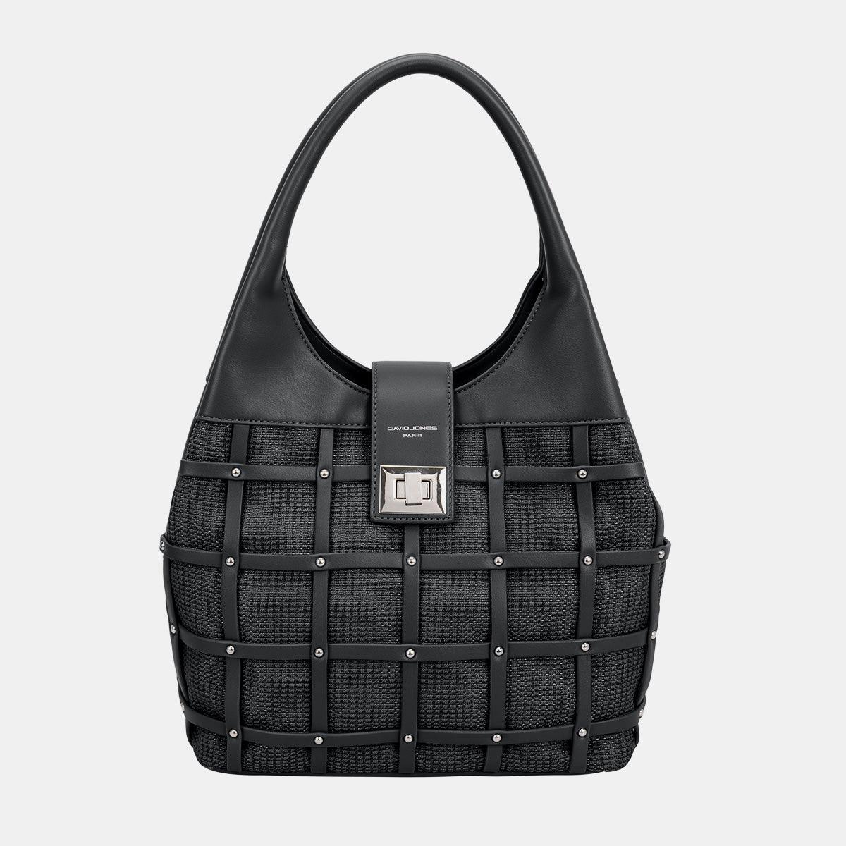 David Jones Rivet Decor Handbag - Clothes For Her Online Store