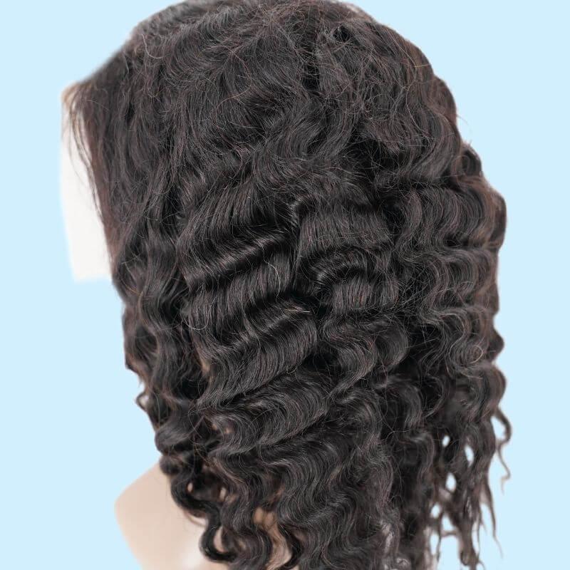 Deep Wave 13x4 Transparent Lace Front Wig - Clothes For Her Online Store