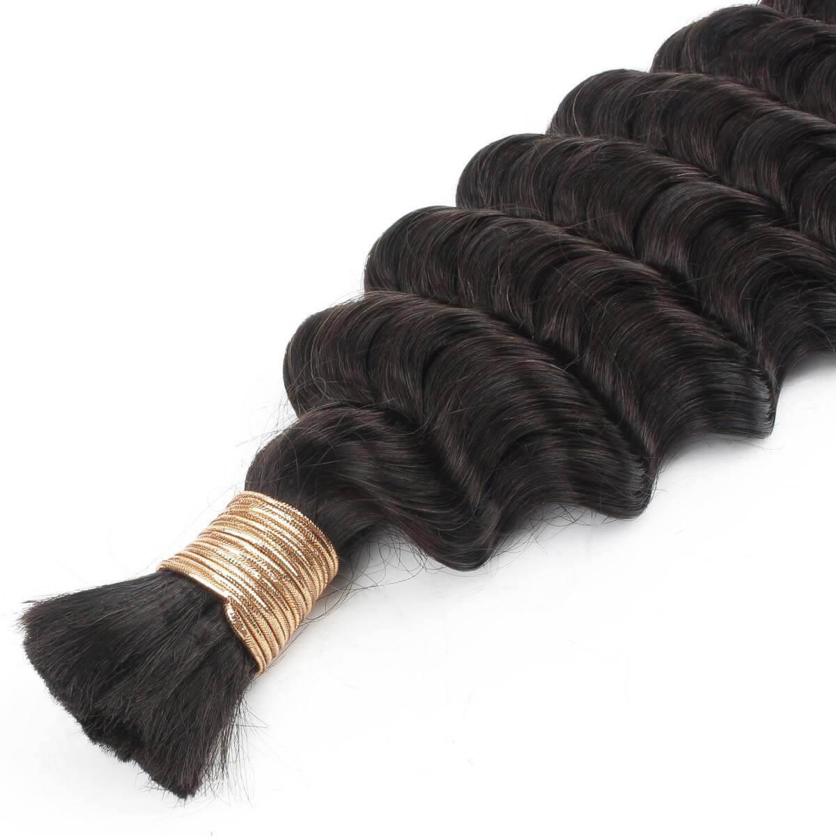 Deep Wave Bulk Human Hair Extensions - Clothes For Her Online Store