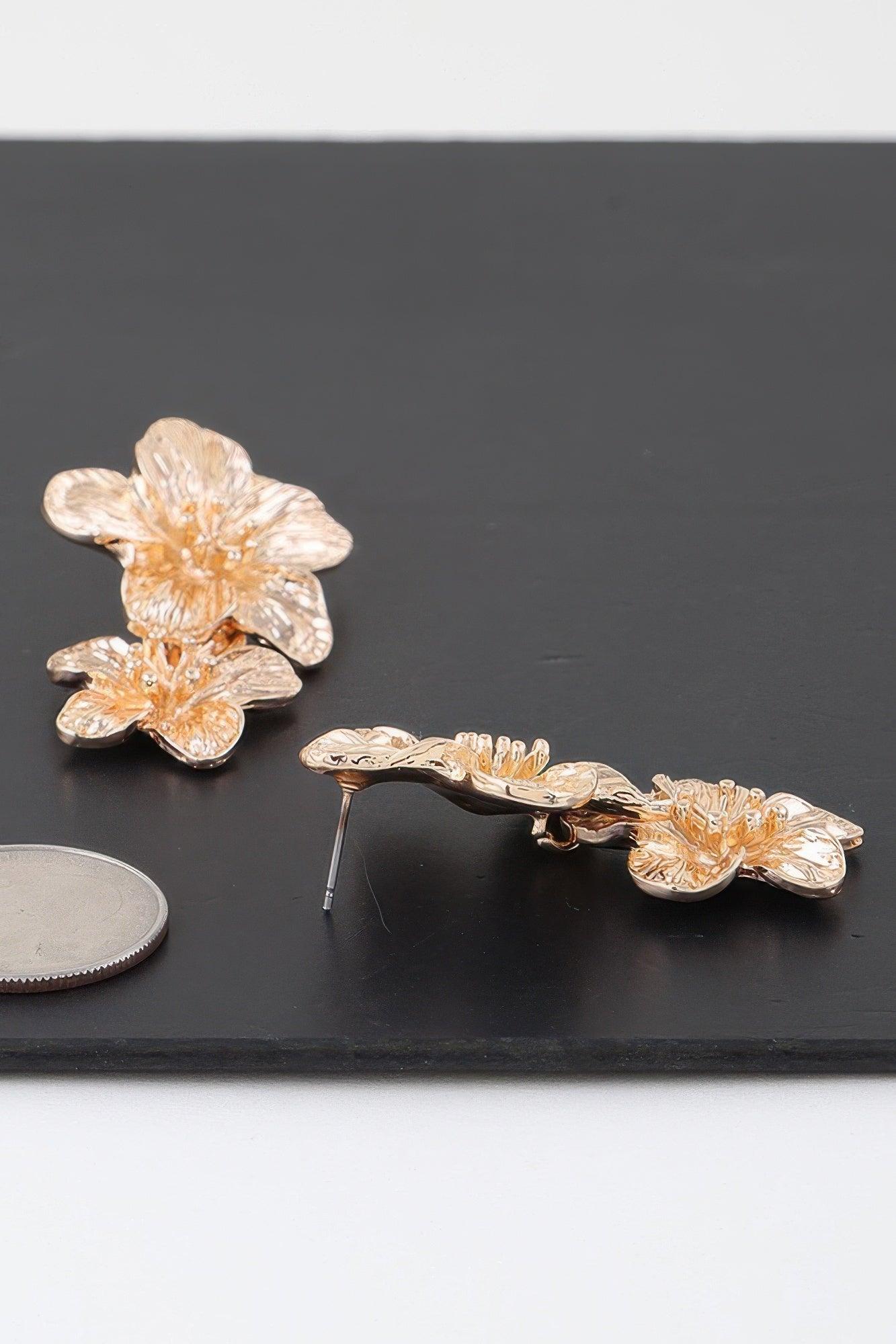 Delicate Blooming Flower Earrings - Clothes For Her Online Store