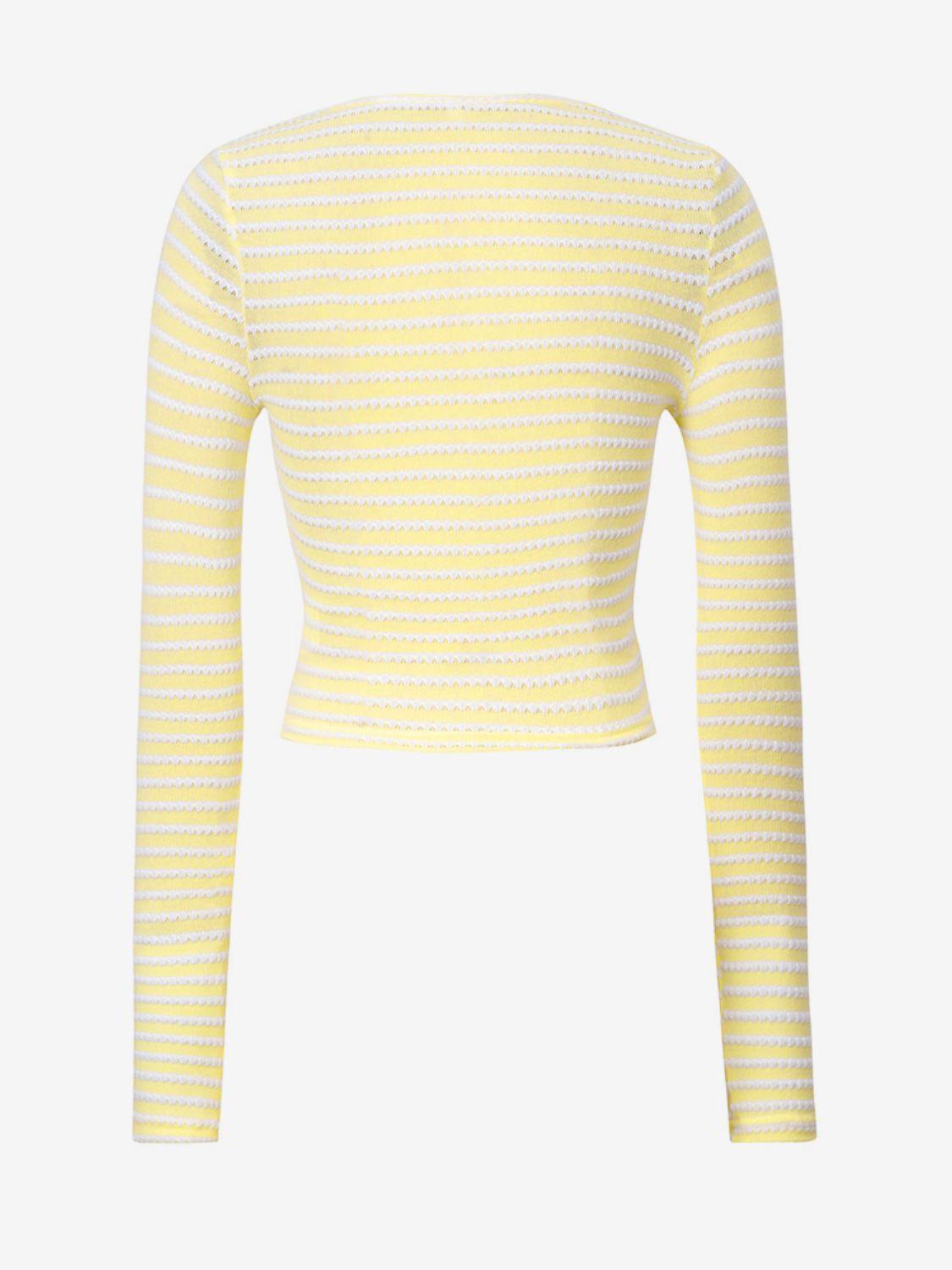 Devine Square Neck Long Sleeve T-Shirt - Clothes For Her Online Store