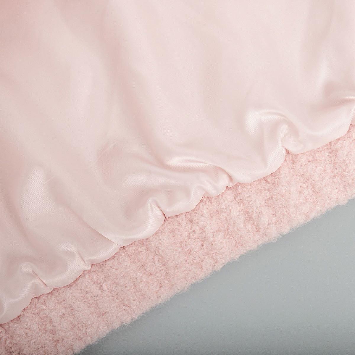 Double Take Plush Mock Neck Snap Down Jacket with Pockets - Clothes For Her Online Store