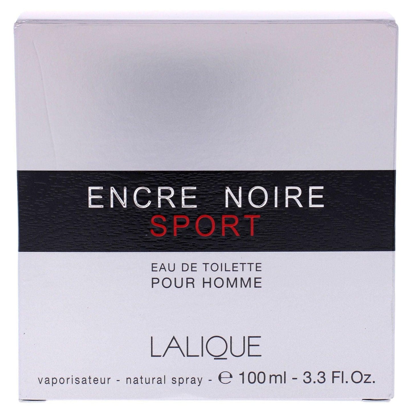 Encre Noire Sport by Lalique for Men - 3.3 oz EDT Spray - Clothes For Her Online Store