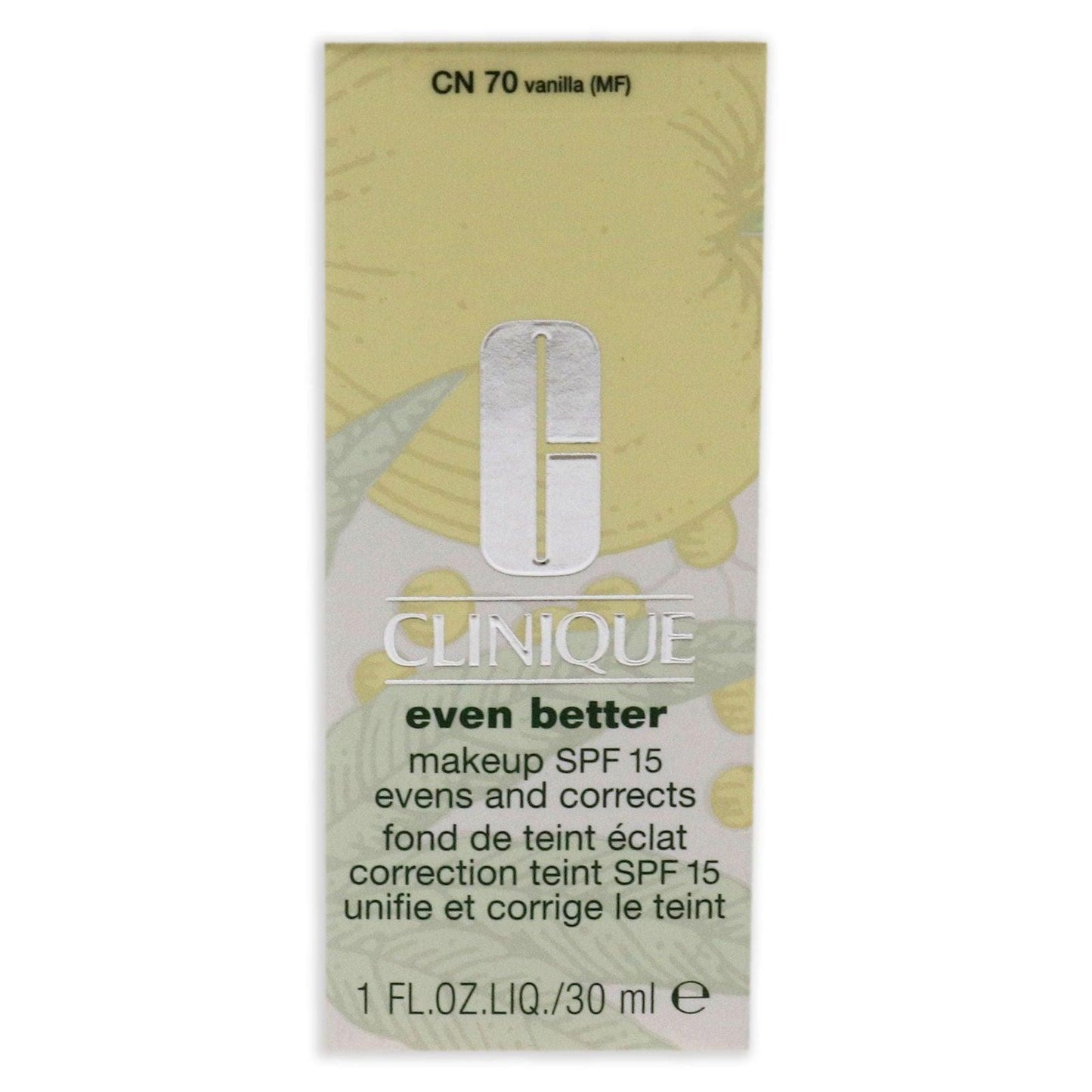 Even Better Makeup SPF 15 - 07 Vanilla (MF-G) - Dry To Combination Oily Skin by Clinique for Women - 1 oz Foundation - Clothes For Her Online Store