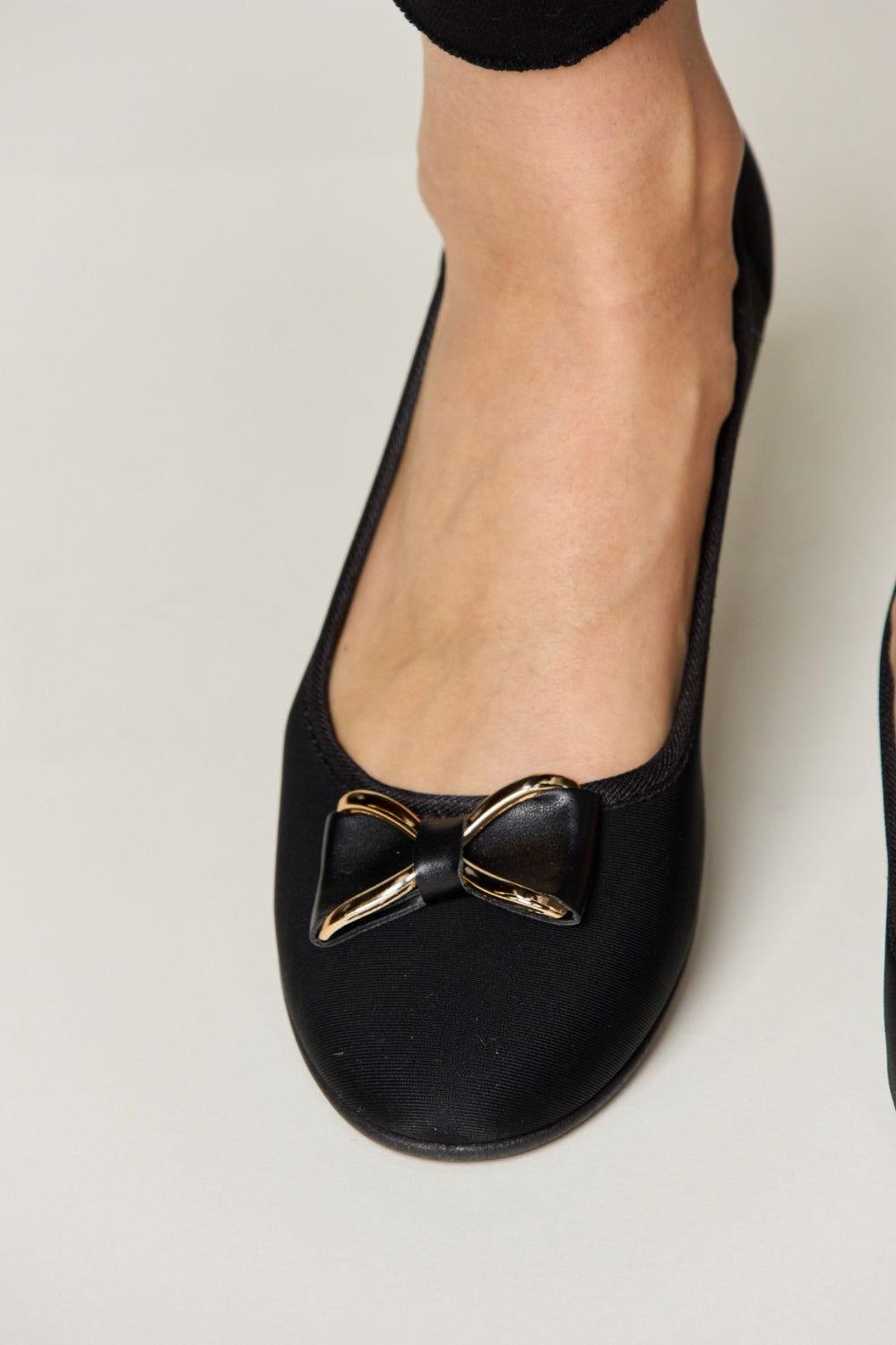 Forever Link Metal Buckle Flat Loafers - Clothes For Her Online Store