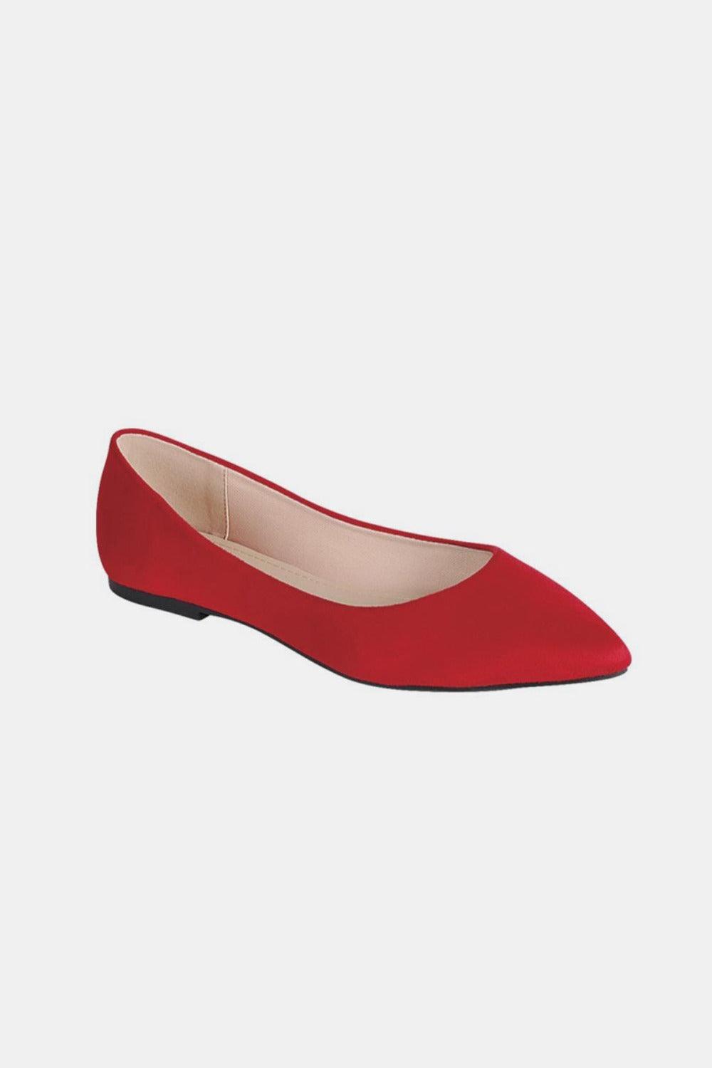 Forever Link Pointy Toe Slip On Flat Loafers - Clothes For Her Online Store