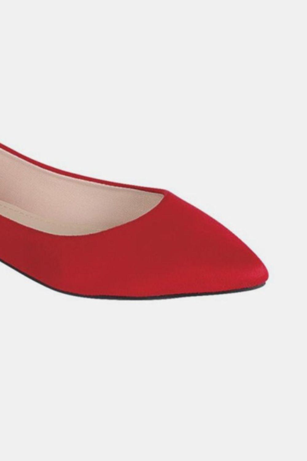 Forever Link Pointy Toe Slip On Flat Loafers - Clothes For Her Online Store