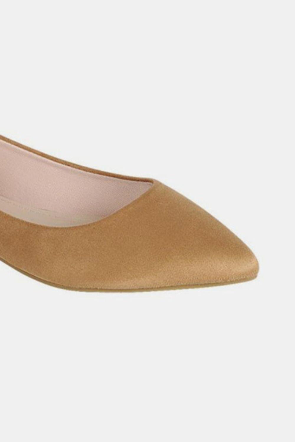 Forever Link Pointy Toe Slip On Flat Loafers - Clothes For Her Online Store
