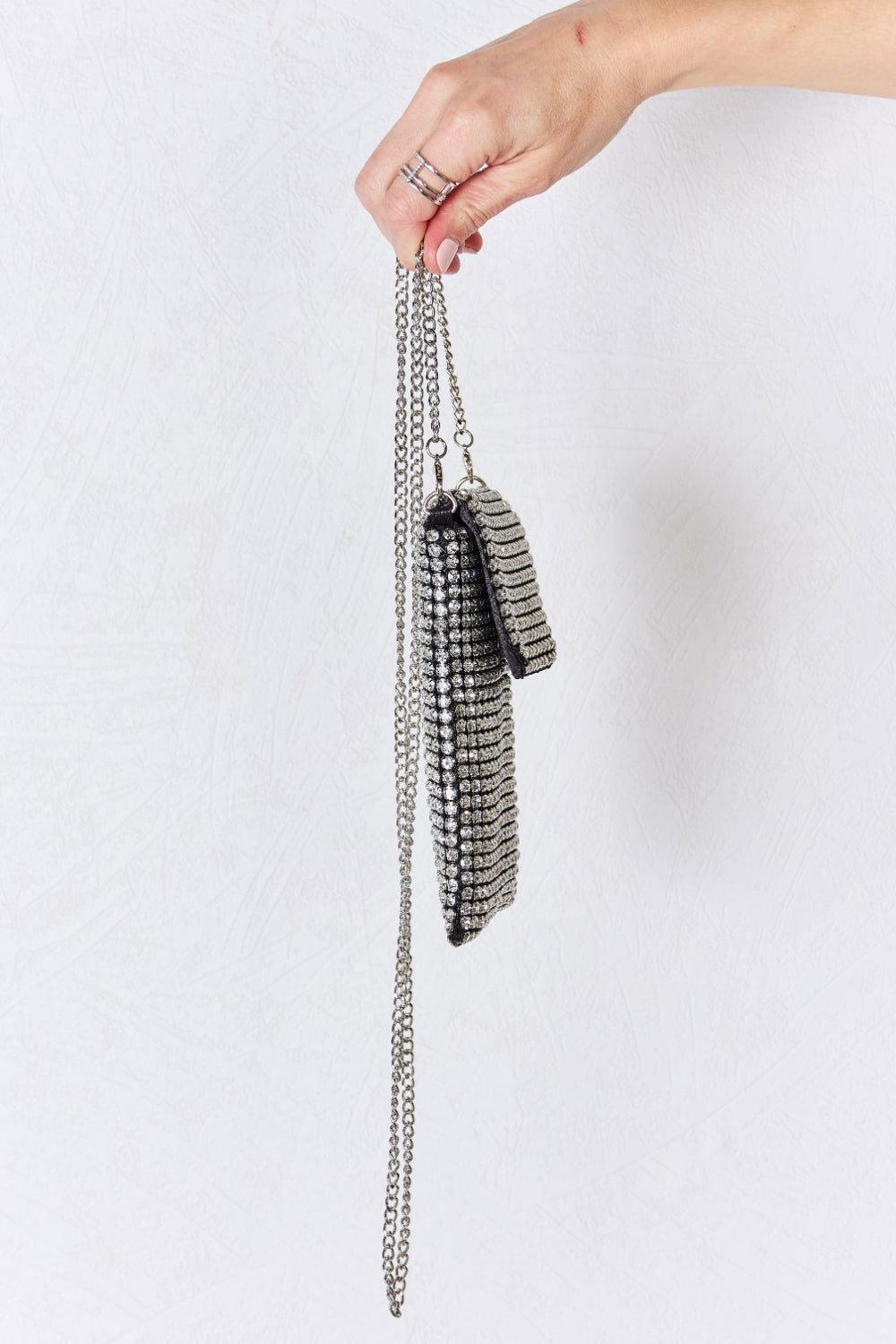 Forever Link Rhinestone Mini Crossbody Bag - Clothes For Her Online Store
