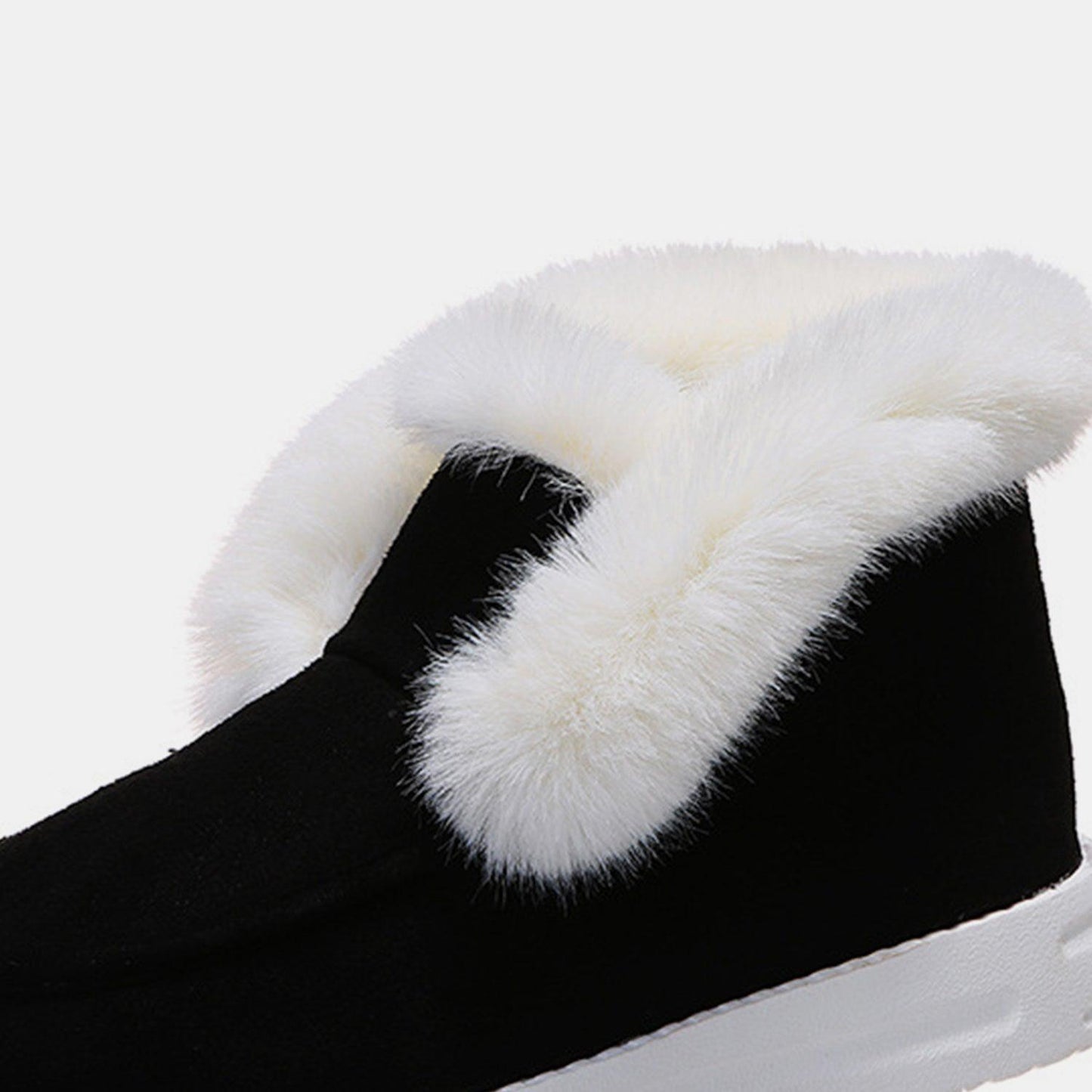 Furry Suede Snow Boots - Clothes For Her Online Store