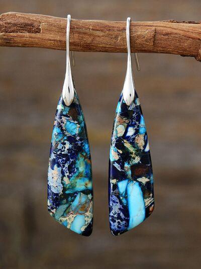 Geometrical Shape Dangle Earrings - Clothes For Her Online Store