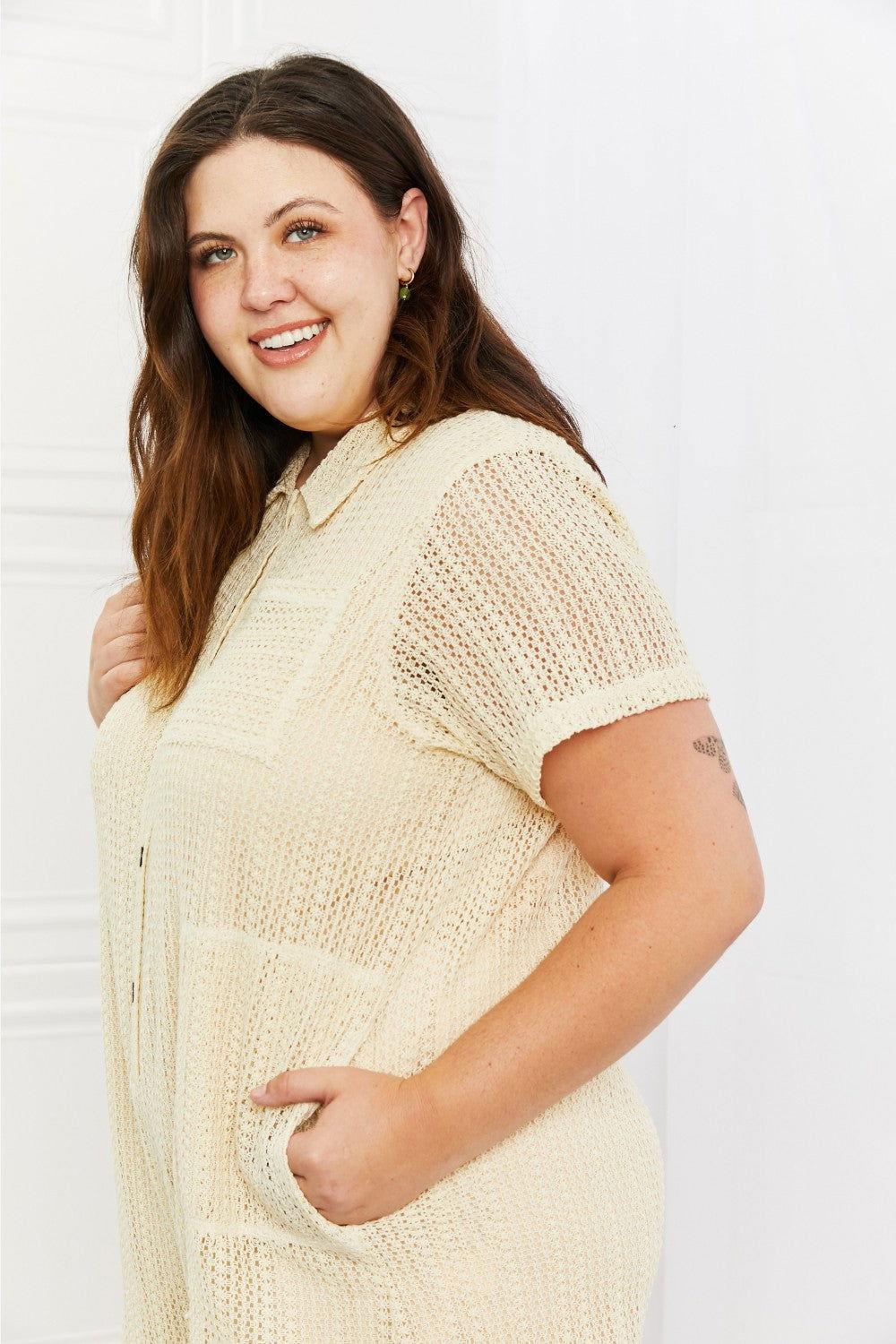 HEYSON Ready For The Day Crochet Romper - Clothes For Her Online Store