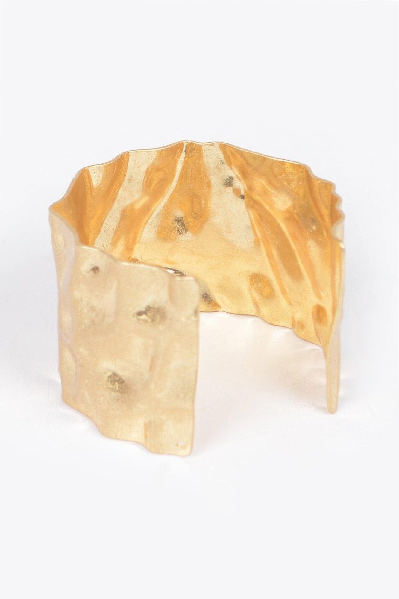 Hammered Metal Cuff - Clothes For Her Online Store