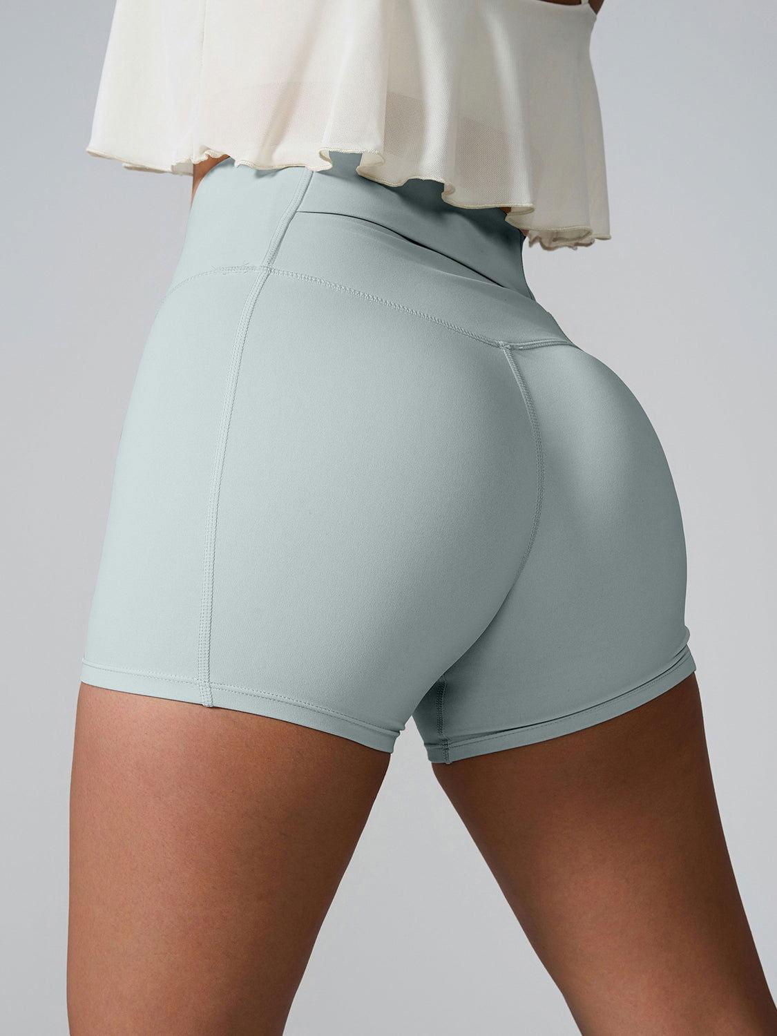 High Waist Active Shorts