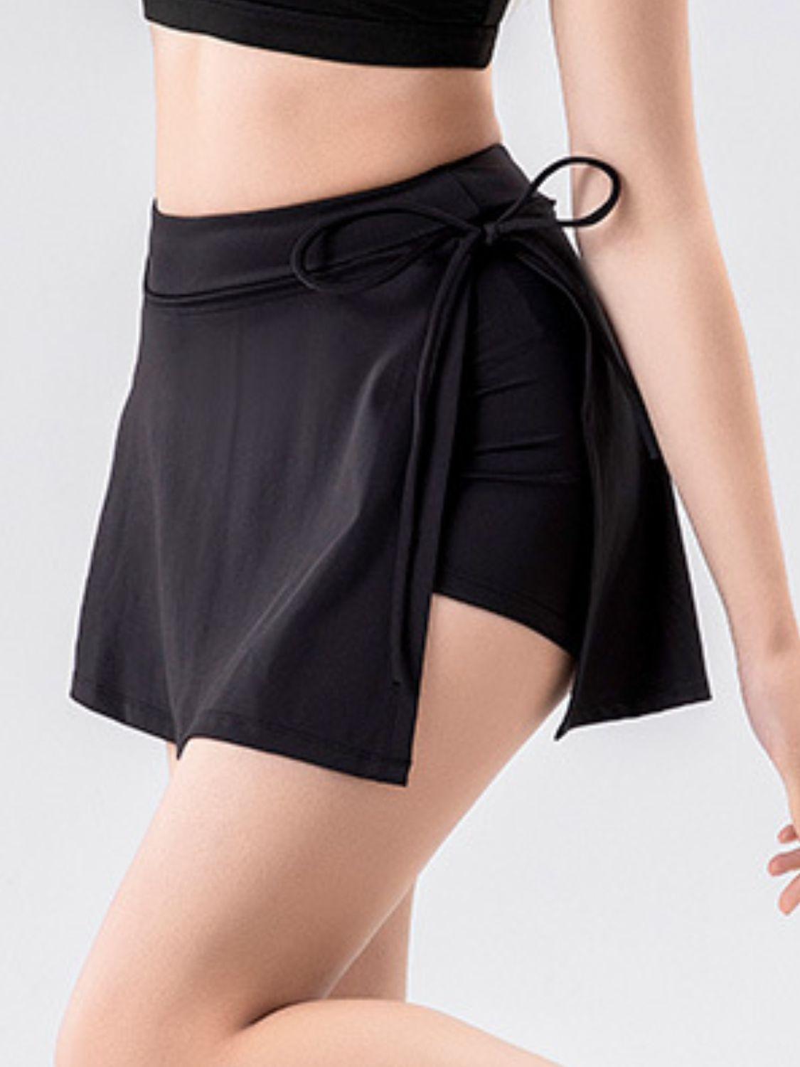 High Waist Active Skort with Pockets - Clothes For Her Online Store