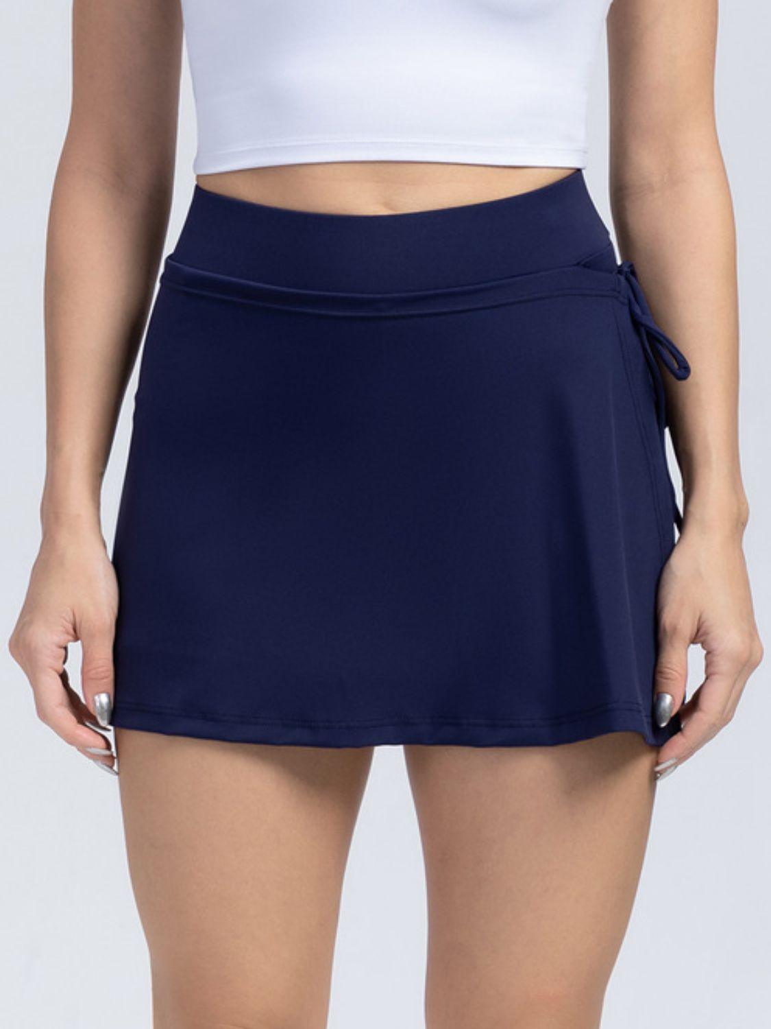 High Waist Active Skort with Pockets - Clothes For Her Online Store