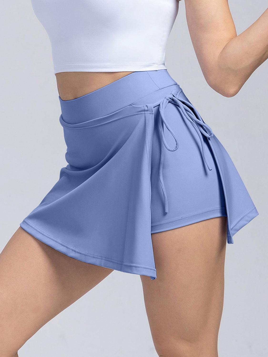 High Waist Active Skort with Pockets - Clothes For Her Online Store