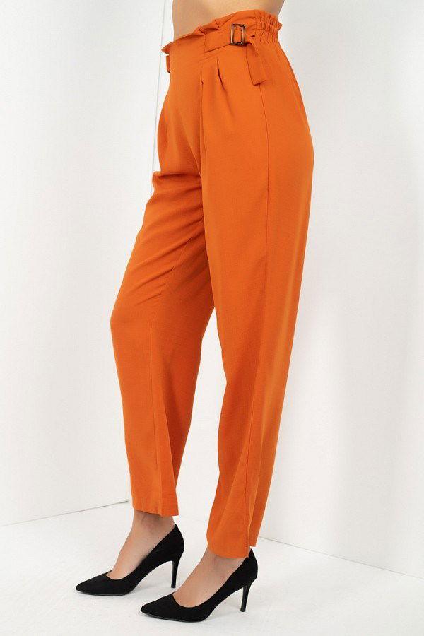 High Waist Paperbag Wide Pants - Clothes For Her Online Store
