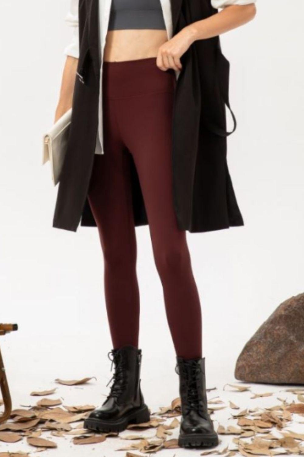 High Waist Skinny Active Pants - Clothes For Her Online Store