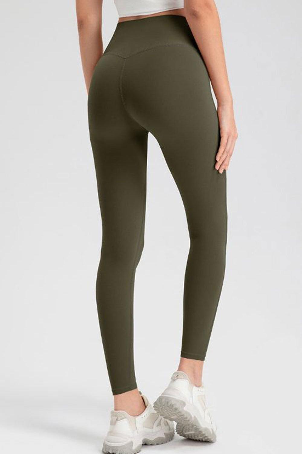 High Waist Skinny Active Pants - Clothes For Her Online Store