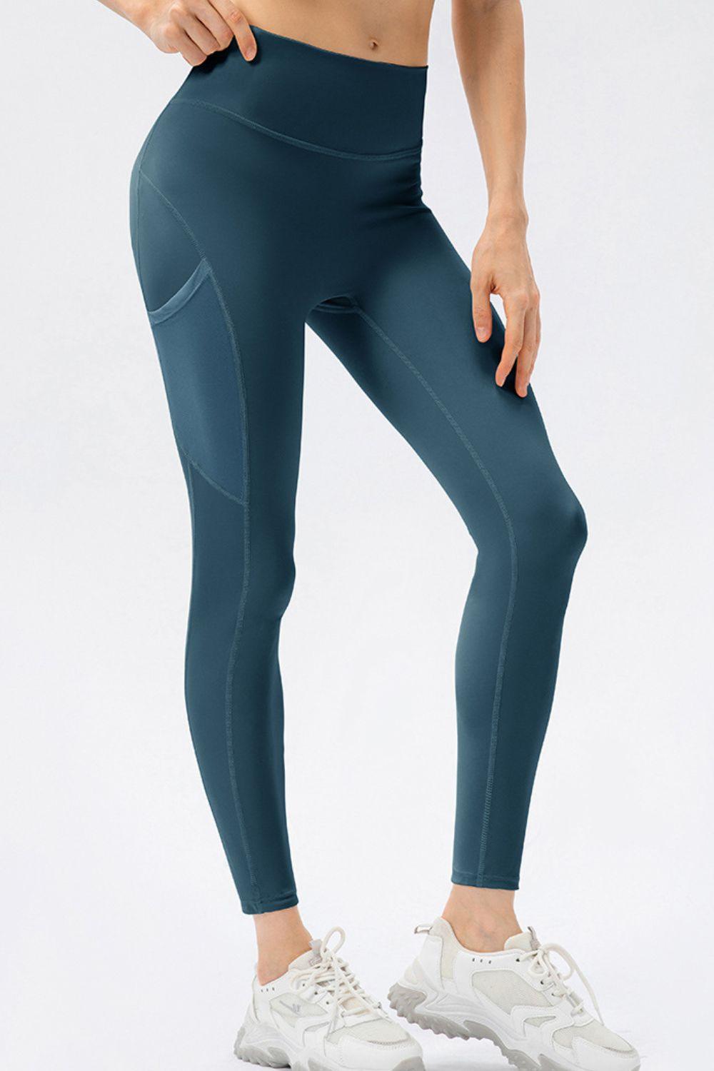 High Waist Slim Fit Long Sports Pants - Clothes For Her Online Store