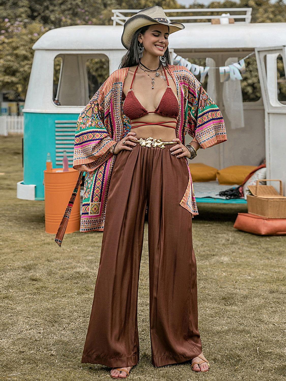 High Waist Wide Leg Pants - Clothes For Her Online Store