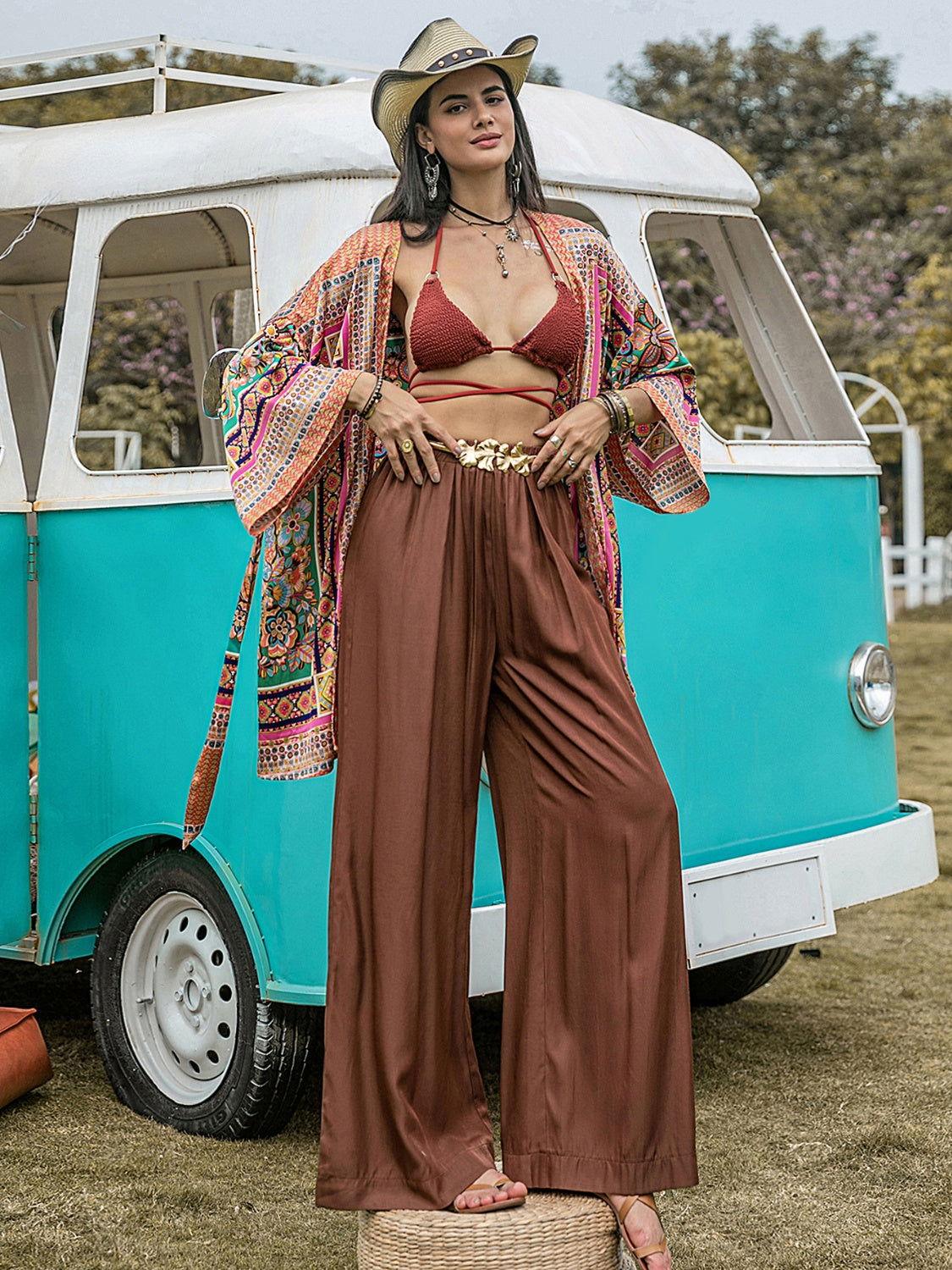 High Waist Wide Leg Pants - Clothes For Her Online Store