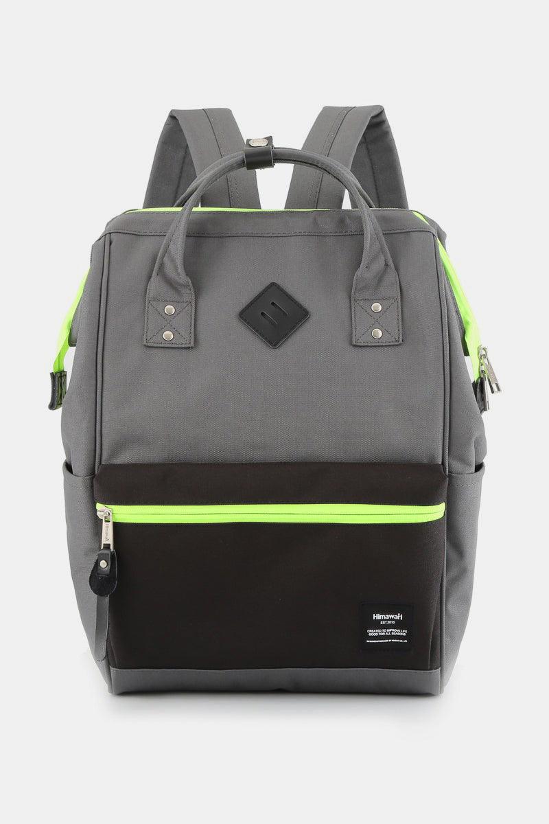 Himawari Contrast Waterproof Backpack Bag with Reinforced Edges - Clothes For Her Online Store