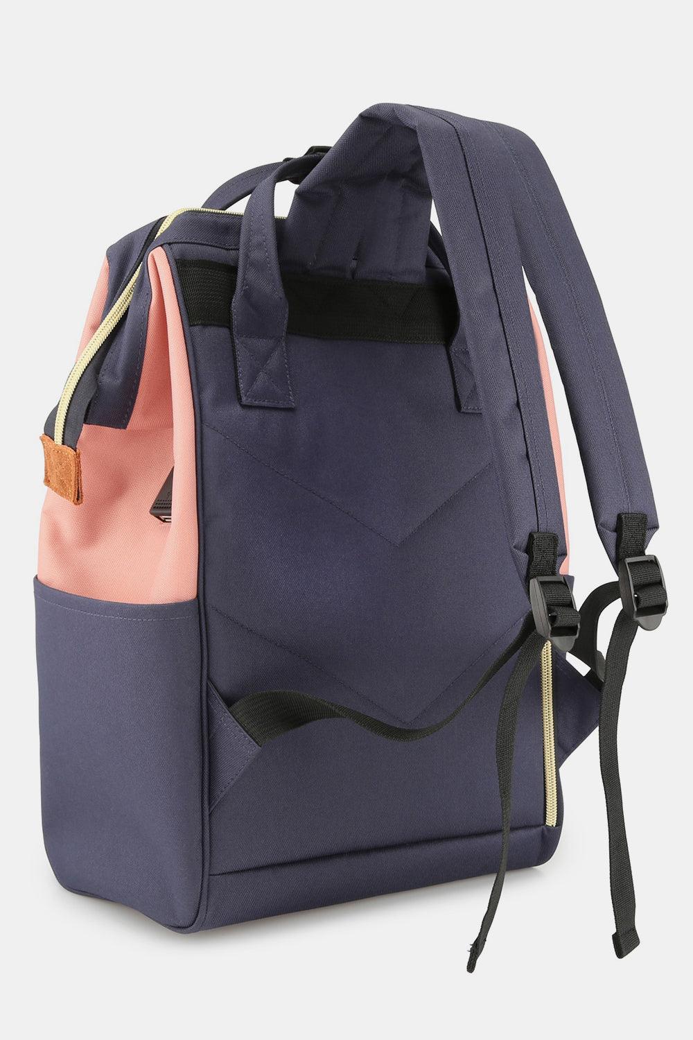Himawari Waterproof Canvas Backpack Bag with Side Pockets - Clothes For Her Online Store