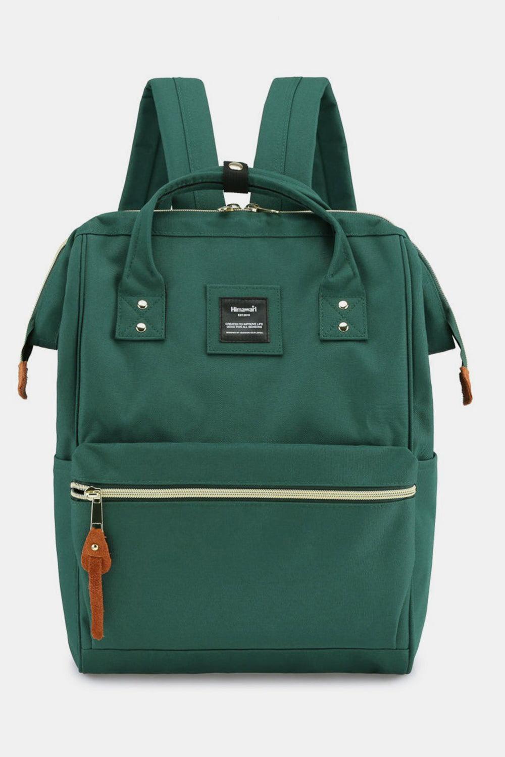 Himawari Waterproof Canvas Backpack Bag with Side Pockets - Clothes For Her Online Store