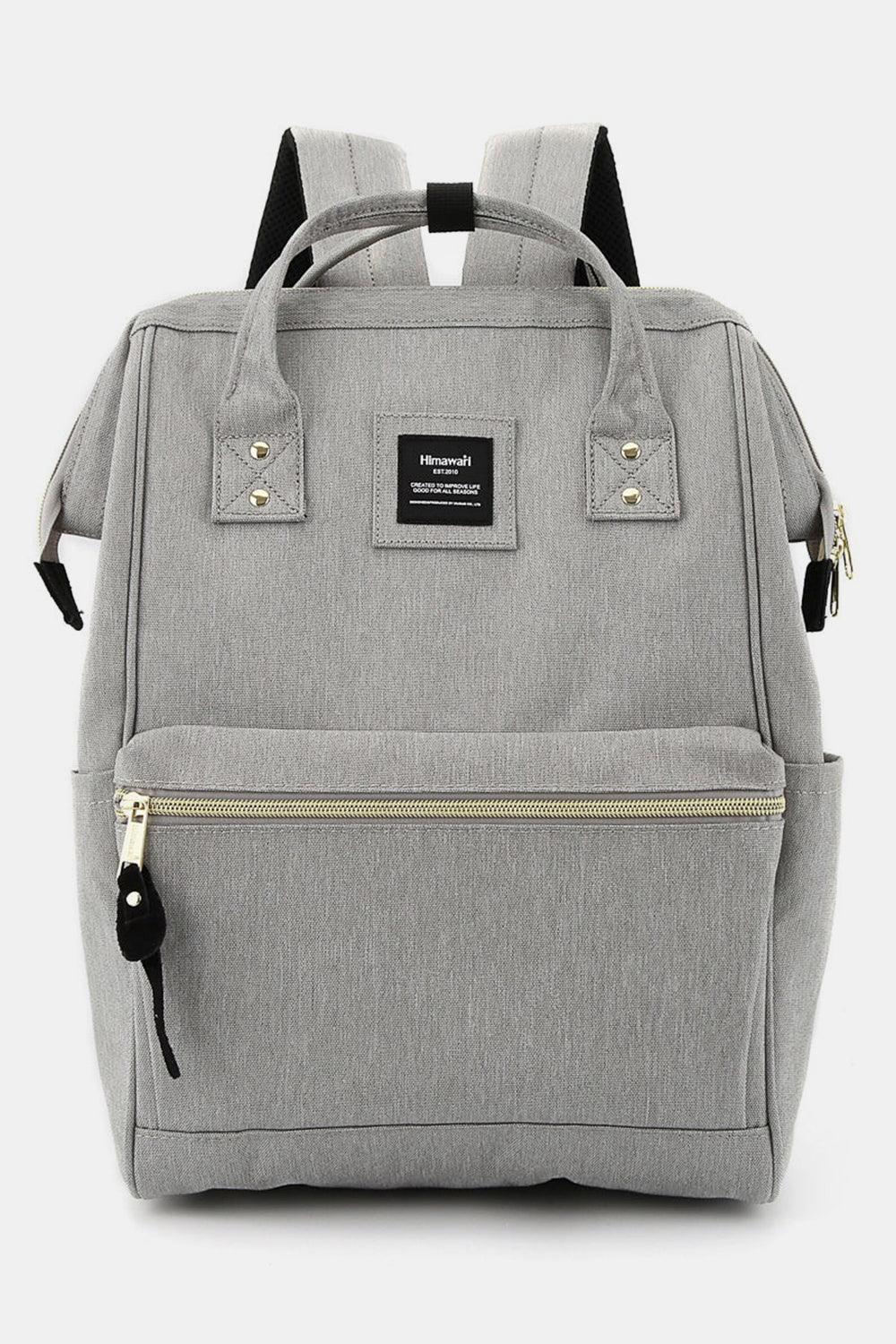 Himawari Waterproof Canvas Backpack Bag with Side Pockets - Clothes For Her Online Store