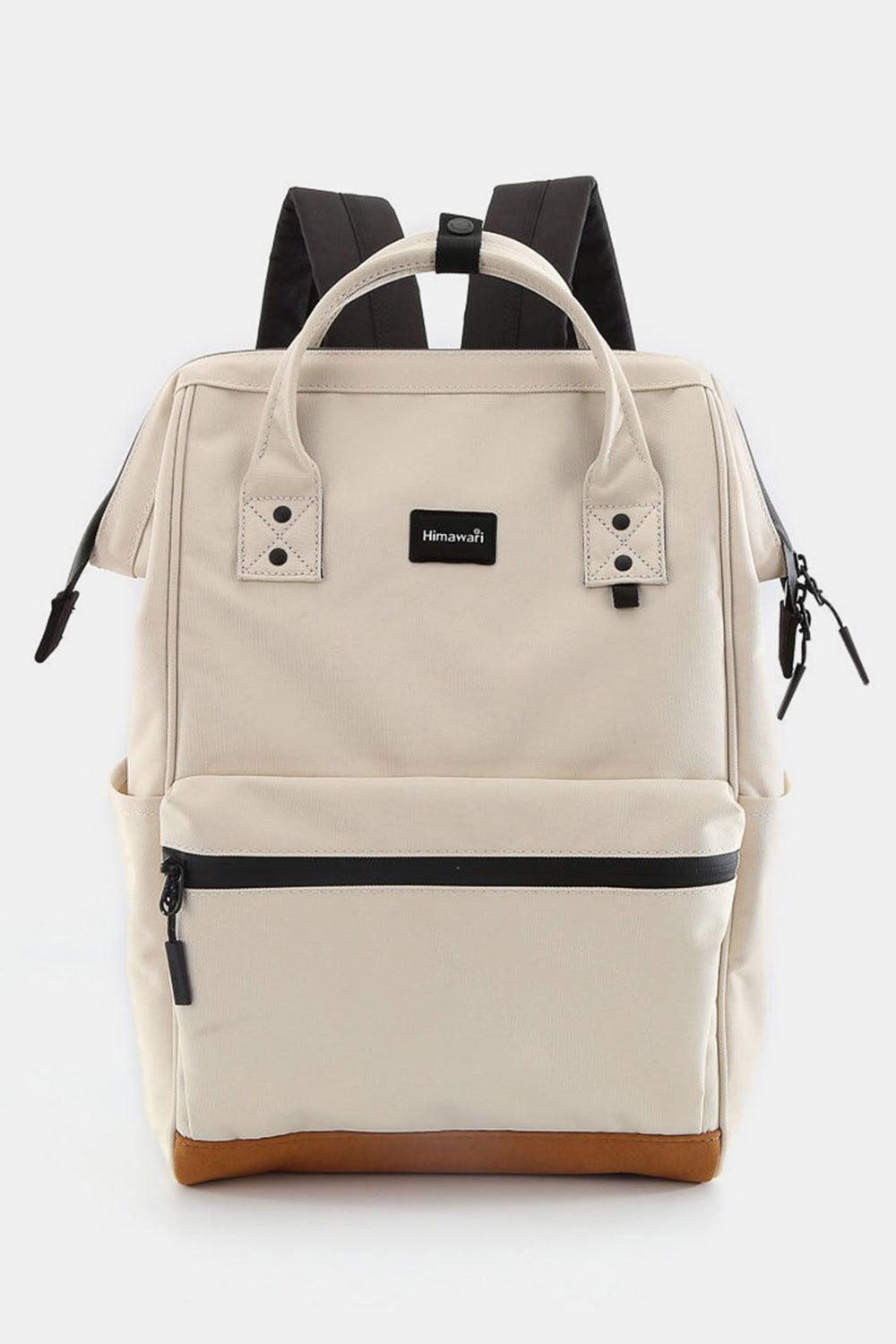 Himawari Waterproof Canvas Travel Backpack Bag with USB Port - Clothes For Her Online Store