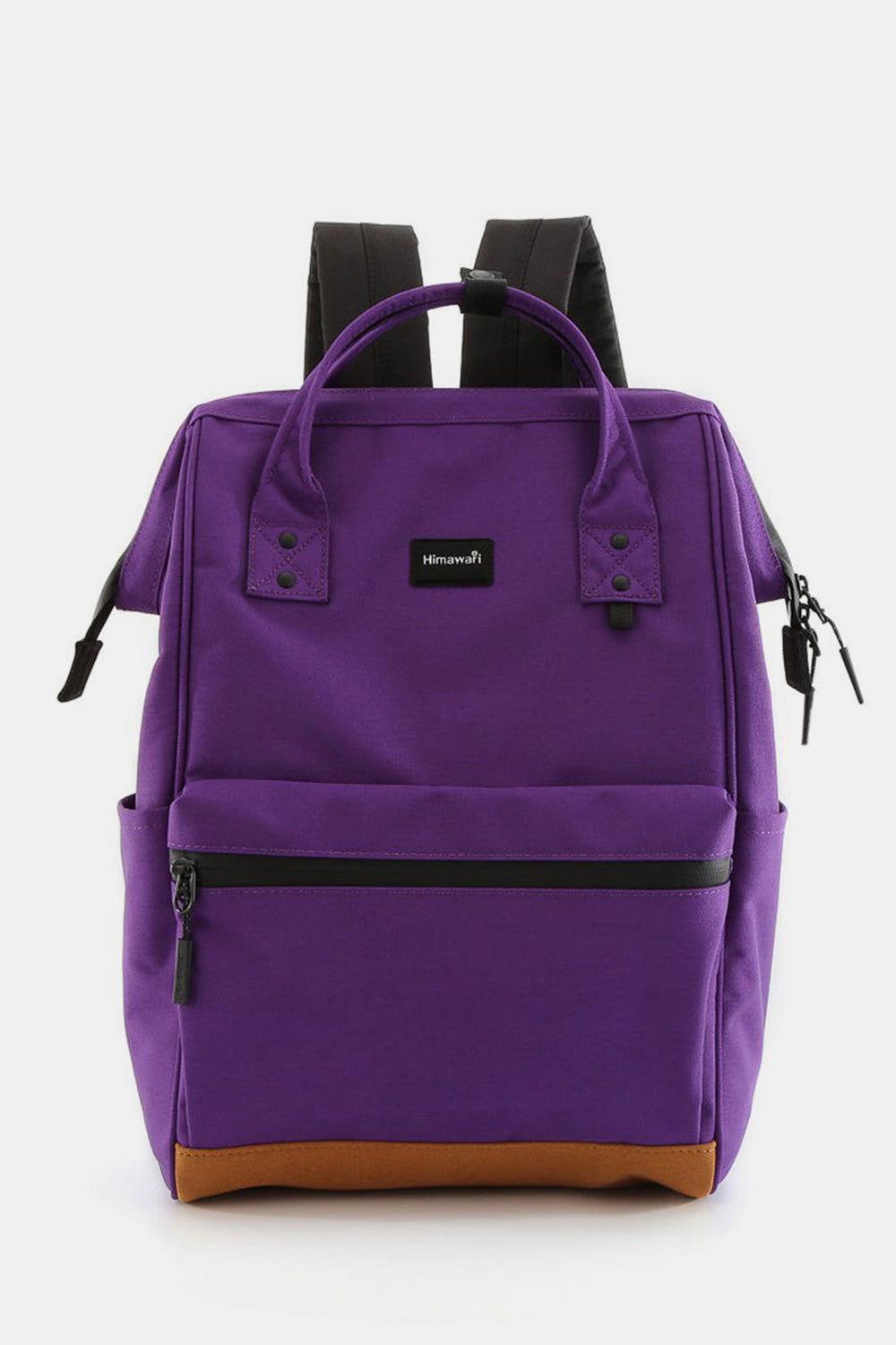 Himawari Waterproof Canvas Travel Backpack Bag with USB Port - Clothes For Her Online Store