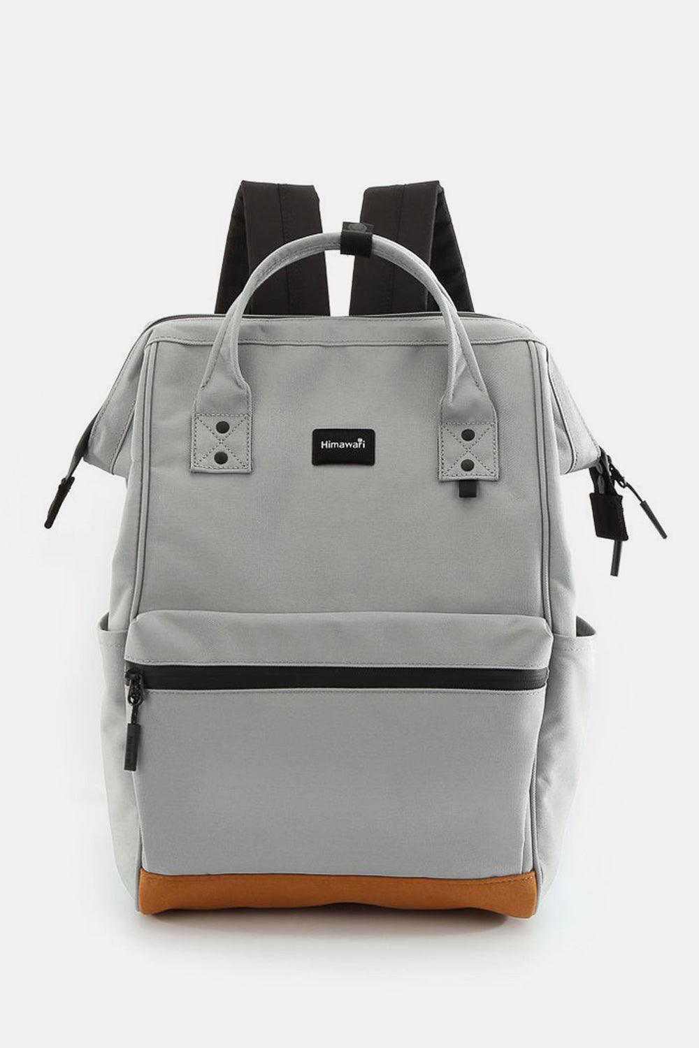 Himawari Waterproof Canvas Travel Backpack Bag with USB Port - Clothes For Her Online Store