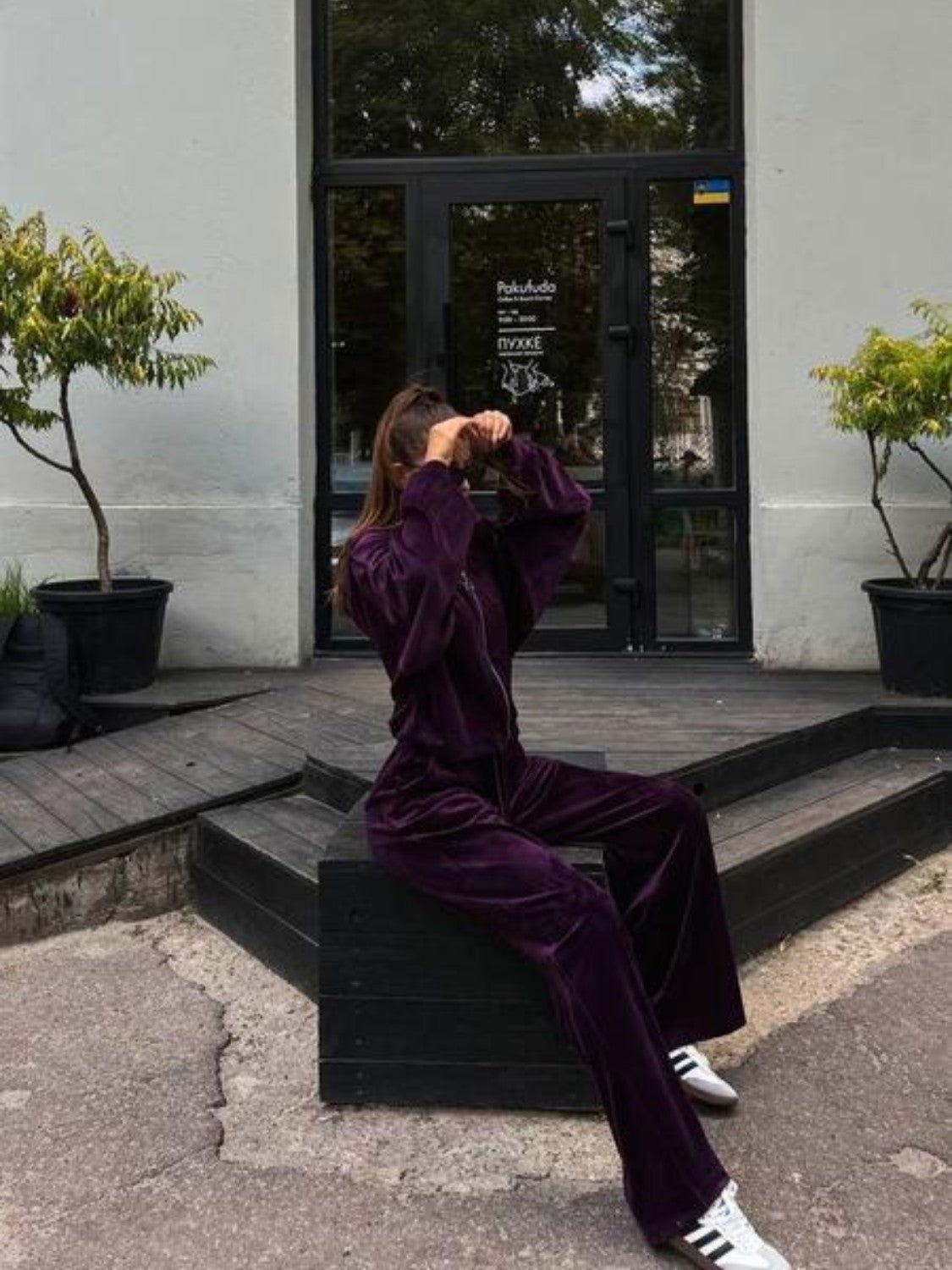 Hooded Jacket and Pants Set - Clothes For Her Online Store