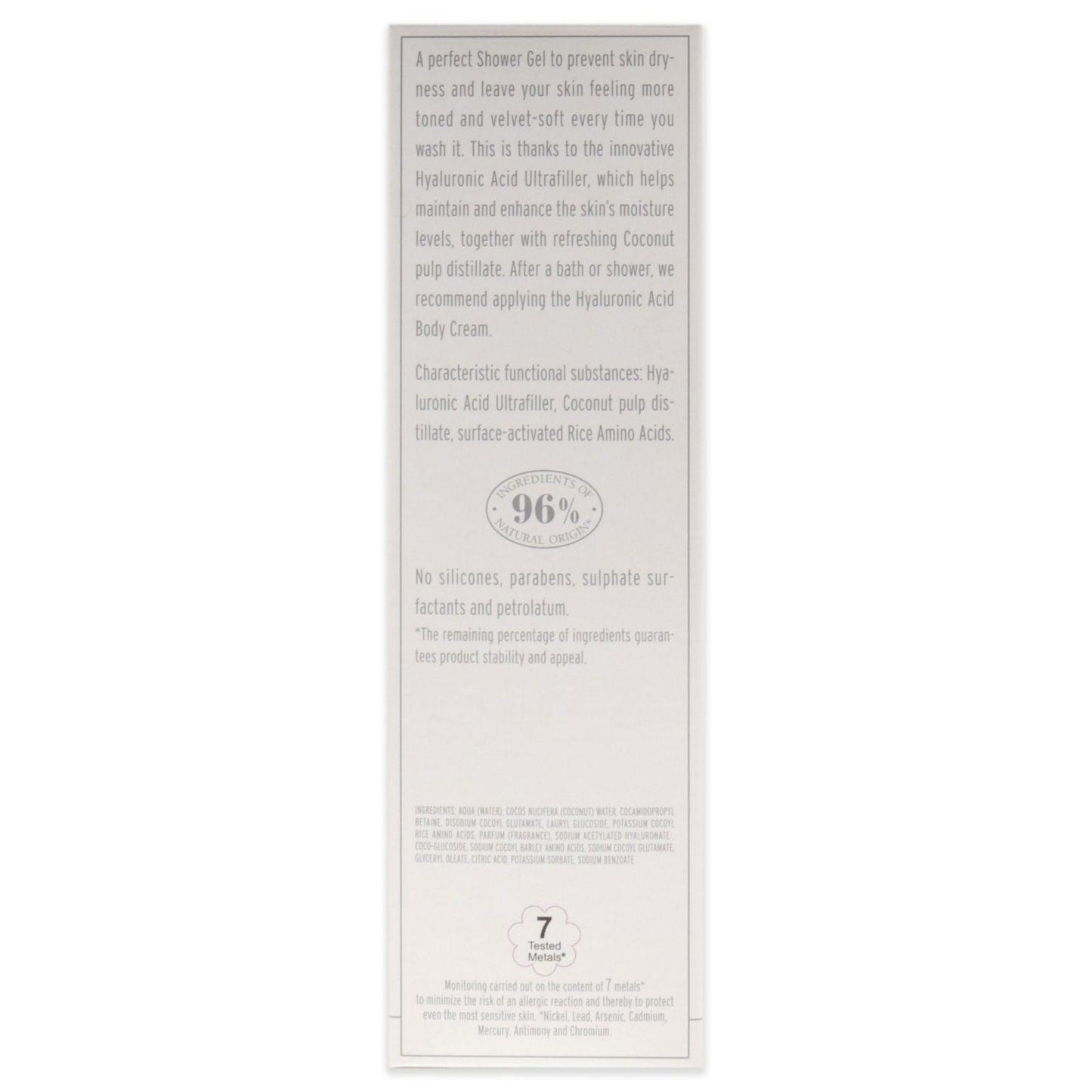 Hyaluronic Acid Beauty Bath by Lerbolario for Unisex - 8.4 oz Shower Gel - Clothes For Her Online Store