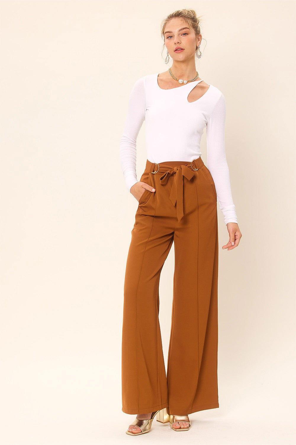 Idem Ditto Front Cut Out Long Sleeve Knit Top - Clothes For Her Online Store