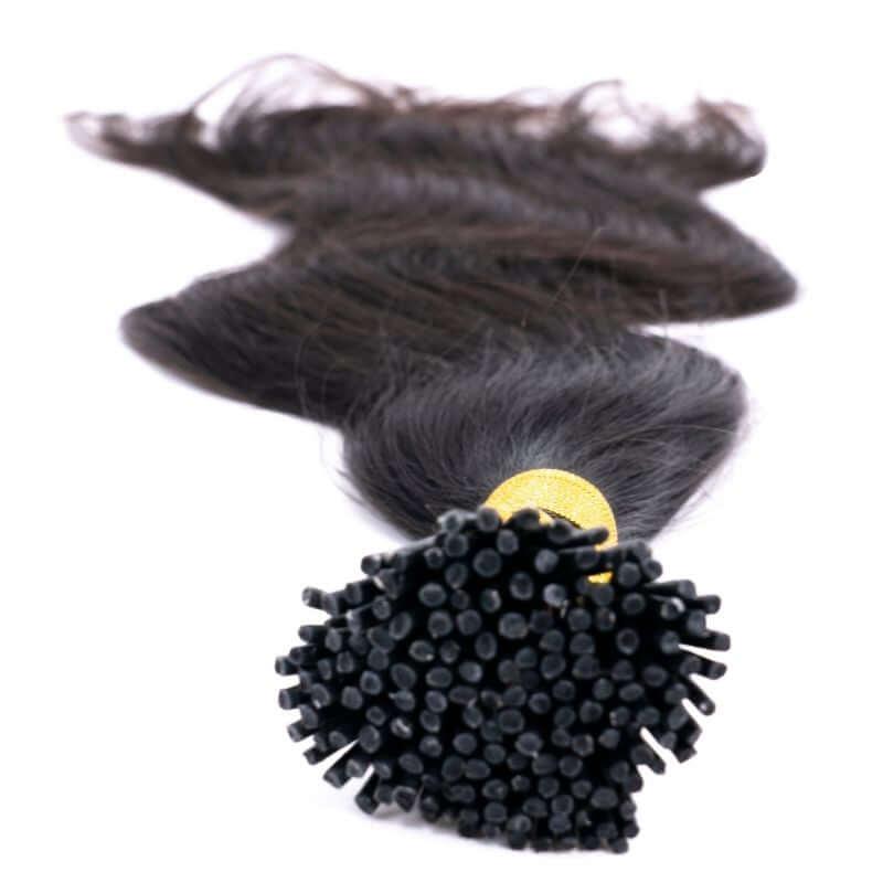 Indian Wavy Natural Black I-Tip - Clothes For Her Online Store