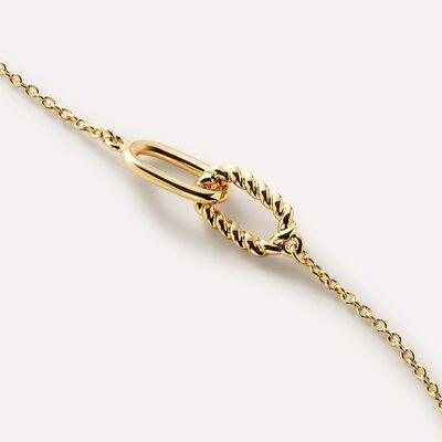 Interlocked Titanium Steel Necklace - Clothes For Her Online Store