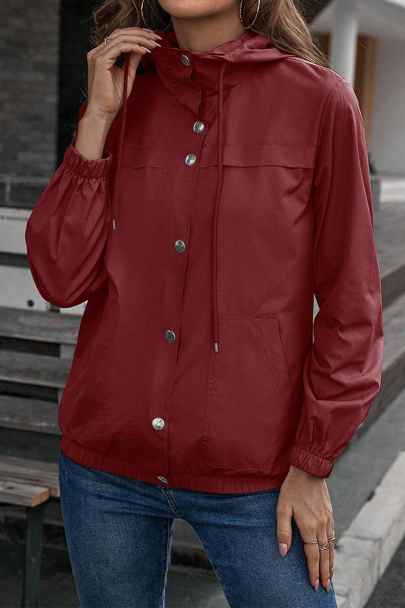 Ivy Lane Button-Down Long Sleeve Sports Jacket - Clothes For Her Online Store
