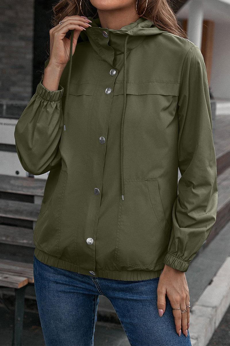 Ivy Lane Button-Down Long Sleeve Sports Jacket - Clothes For Her Online Store