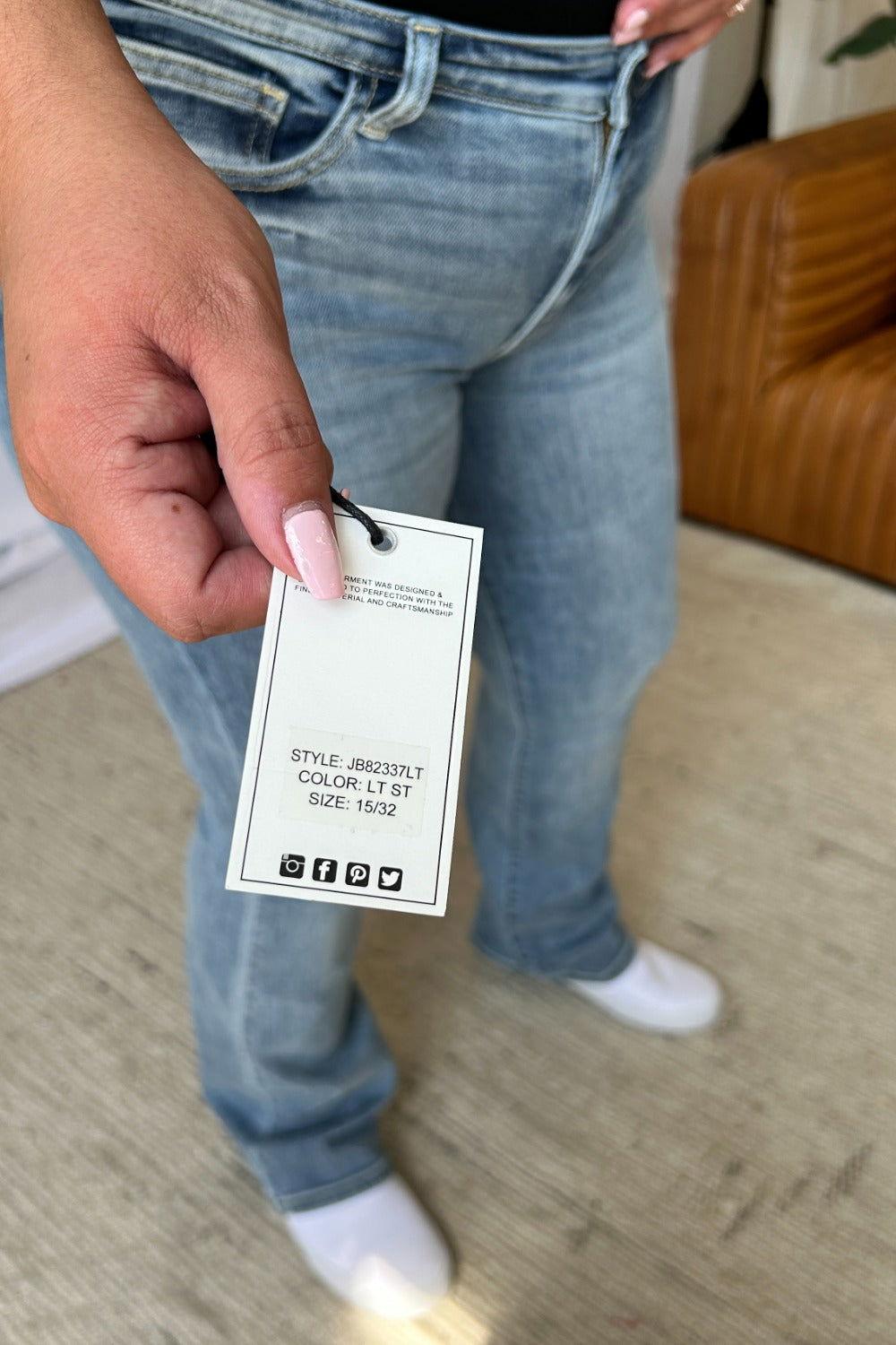 Judy Blue Full Size Medium Rise Bootcut Jeans - Clothes For Her Online Store